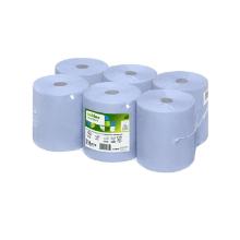 Essuie-mains recyclé bleu 2 plis 6 roul. x 600 f. 150 m Comfort photo du produit