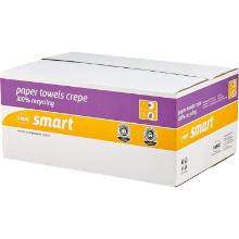 Smart : handdoek - gerecycleerd - C - 1laag - natureel - 20 x 180 v. - 25 x 31cm artikelfoto
