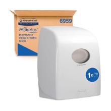 Automatische rolhanddoekdispenser Wit Aquarius artikelfoto