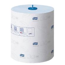 Handdoek gerecycleerd 2 laags blauw 150 m H1 Matic artikelfoto