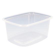 Bakje : transparant - ps - geribd - 250 cc - 108 x 82 x 50 mm - 1000 st artikelfoto