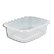 Ravier : transparent - ps - strie - 125 cc  - 108 x 82 x 29 mm - 1000 pc photo du produit