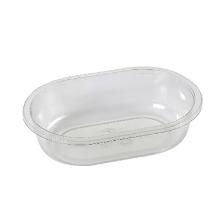 Ravier : ovale - transparent - dpet - 525 cc - 750 pc photo du produit