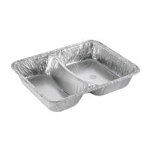 Bakje : aluminium - 2 vaks - 22,7 x 17,8 x 3,8 cm - 1000 st artikelfoto