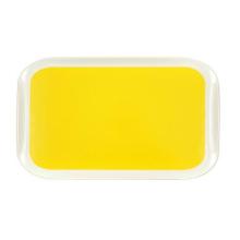 Poly lux : dienblad rocca - geel - 53 x 32.5cm - polyester artikelfoto