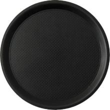 Black line round : dienblad rond - 38cm - thermoplastic - antisliplaag artikelfoto