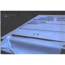 Tablier poly&eacute;thyl&egrave;ne :  blanc - bo&icirc;te distributrice -  76x122cm - 25&micro; photo du produit