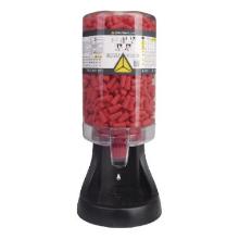 Conicdisplay : conic 500 oordopjes dispenser - grijs - met navulling 500 st artikelfoto