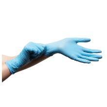 Handschoen nitril éénmalig gebruik onsteriel poedervrij blauw 3,5 gr L 100 st artikelfoto