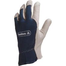 Gant cuir de chèvre protection mécanique bleu S CT402 photo du produit