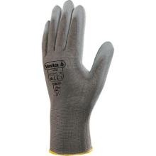 Gebreide handschoen polyester polyurethaan palm grijs L VE702 artikelfoto
