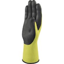 Gebreide handschoen polyamide nitril TPU palm geel en zwart L Apollonit VV734 artikelfoto