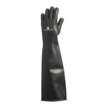 Gant 600 mm latex renforcé chloriné XL noir photo du produit