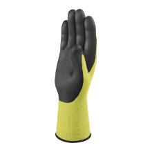 Gant tricot polyamide paume nitrile TPU jaune et noir M Apollonit VV734 photo du produit