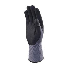 Gant tricot polyamide paume nitrile polyur&eacute;thane gris et noir XXL VE726 photo du produit