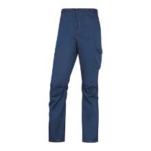 Panostra : werkbroek - 5 zakken - marineblauw - oranje - M artikelfoto