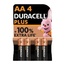 Batterijen Duracell alkaline pluspower AA 4CT LR06 artikelfoto