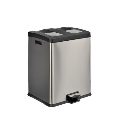 Häfele Poubelle Encastrable 30L Basculant, Gris, Cuisine, Garage