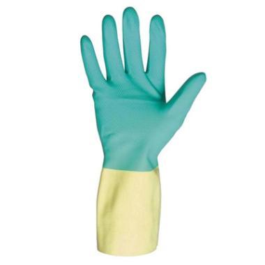 Gants Ménage Clorox Premium Choice – Néoprène, Taille M, 1 Paire, Bleu