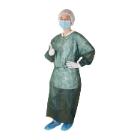 Blouse médicale jetable PPSB vert XL avec élastiques aux poignets 10 x 10 pc photo du produit