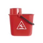 Seau avec presse rouge 14 lt "easy" photo du produit
