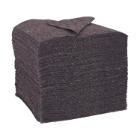 Grijze non-woven doekjes uit gerecupeerde vezels 40x38cm 10kg Molty D artikelfoto