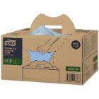 Chiffon de nettoyage ultra-résistant Bleu Premium boite de 120f Tork photo du produit