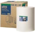 Chiffon non tissé blanc 1 pli 38 x 32 cm W1 W2 W3 Tork Premium Cloth 530 photo du produit