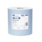 Poetsdoek blauw 2 laags 34 x 24 cm 170m W1 W2 Tork Advanced Wiper 430 artikelfoto