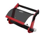 Distributeur mural rouge noir 65 x 27 x 47cm W1 Tork Maxi photo du produit