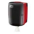 Distributeur à dévidage central noir rouge 33 x 30 x 45 cm W2 Tork Maxi photo du produit