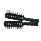 Brosse à cheveux noire ou autres coloris 165 x 29 mm Type squelette photo du produit