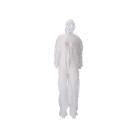 Combinaison non-tiss&eacute; avec capuche blanc emballage individuel - XXXL photo du produit