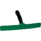 Raclette vitre - vert - manche court - 35 cm "wipe n-shine vikan transport" photo du produit
