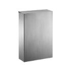 Afvalbak - muurbevestiging - geborsteld inox - grijs - 20 lt - "axos" artikelfoto