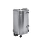 Poubelle à pédale : mobile - inox - 70 lt - "stagno" photo du produit