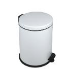 Pedaalemmer : staal - wit - 12 lt - "new bin basic" artikelfoto