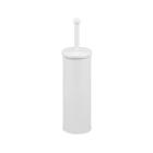 Brosse toilette avec support acier blanc Pura photo du produit
