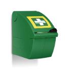 Dispenser met muurbevestiging voor blauwe pleisters 6 cm 51011024 artikelfoto