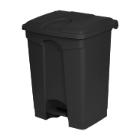 Poubelle &agrave; p&eacute;dale recycl&eacute;e anthracite couvercle anthracite 70 l photo du produit