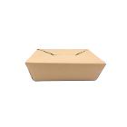 Boite repas carton brun 140/157 x 196/215 x 65 mm 2000 ml 4 x 50 pc photo du produit