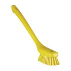 Brosse &agrave; main &eacute;troite manche long dur 42 cm jaune Vikan photo du produit