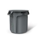 Collecteur rond gris 37,8 l Brute photo du produit