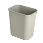 Poubelle rectangulaire 26.5 l gris photo du produit