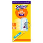 Starter kit 1 steel en 2 stoffers Swiffer duster XXL artikelfoto