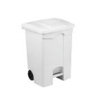 Poubelle mobile à pédale blanc 70 L Contitop photo du produit