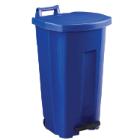 Mobiele pedaalemmer blauw 90 l Boogy artikelfoto