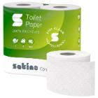 Compact toiletpapier, 2-laags, 400 vellen, wit, Satino comfort MT1 artikelfoto
