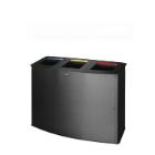 Poubelle de tri 3 flux 3 x 40 l Rome photo du produit