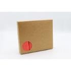 Lavette microfibre rouge 38 x 38 cm 300 gr Soft recycl&eacute;e 100 photo du produit